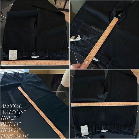 NWT Madewell Superwide Leg Trouser Jeans High Rise Center Seam Rigid Denim - Picture 11 of 12